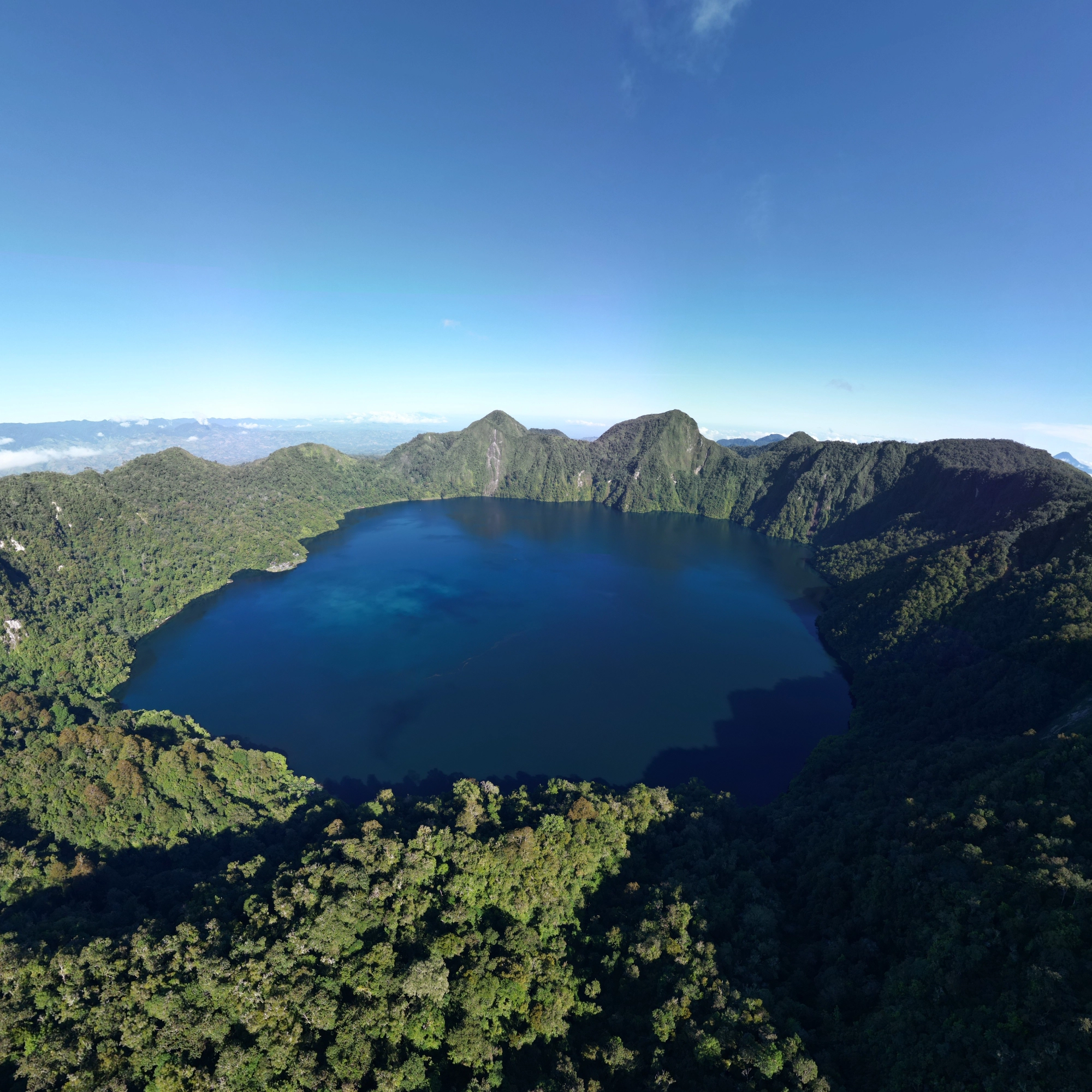 An arial view of Lake Holon