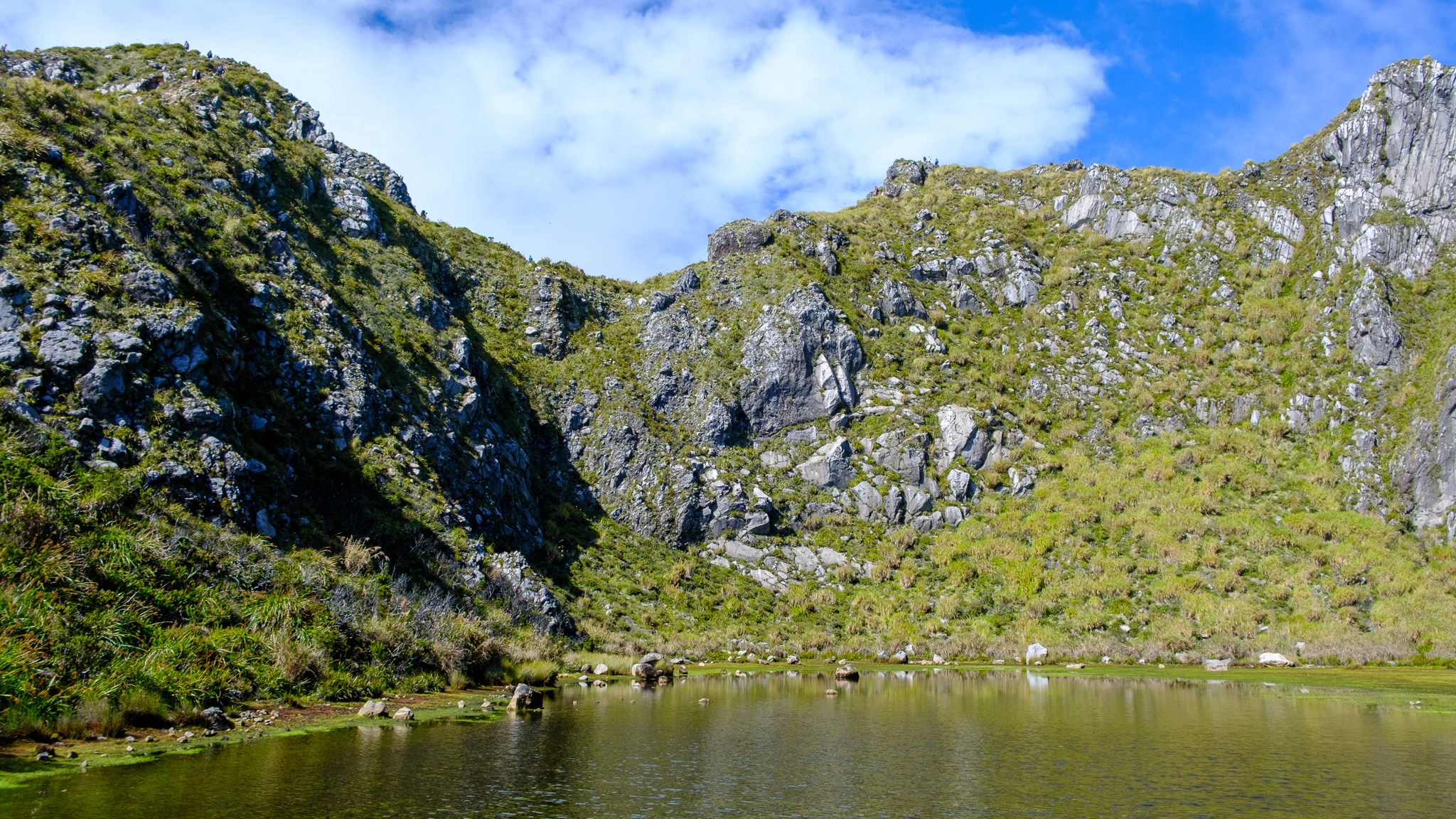 A serene image of Mt. Apo crater lake